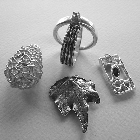 Art Clay Level 1 ezüstékszer készítő workshop - ezüst levelek
