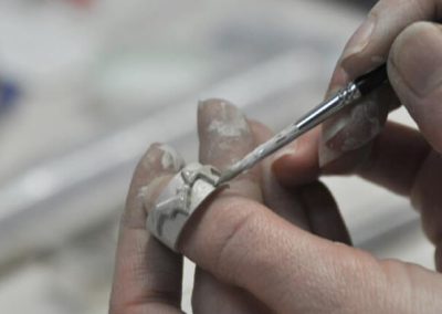 Art Clay Silver ezüstgyurma workshop - ezüstgyűrű díszítése ecsettel