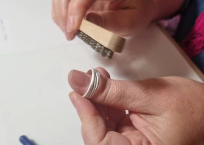 Art Clay Silver ezüstgyurma workshop - ezüst gyűrű tisztítása