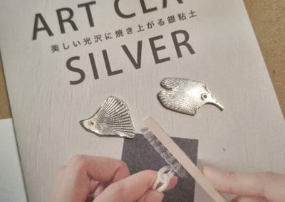 Art Clay Silver ezüstgyurma workshop - ezüst medálok amelyek a workshopon készültek